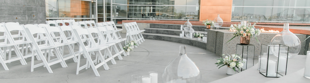 North Patio wedding set up header